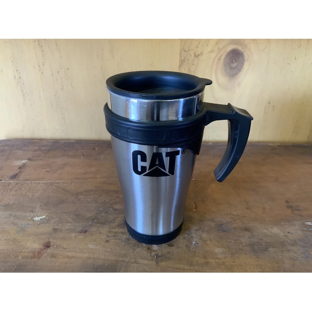 Caterpillar 16 Oz. stainless steel travel tumbler